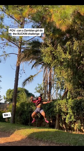 Zambian Girl Takes on the BUCKIN Challenge | Dance TikTok SEO