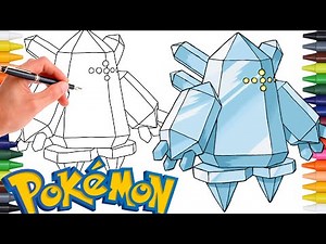 Comment Dessiner LE POKÉMON REGICE #378 | GÉNÉRATION 3