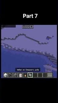 MINECRAFT SNOW CASTLE BUILD! ❄️🏰 | Winter Fortress With Door Part 7 #minecraft #snow #shorts