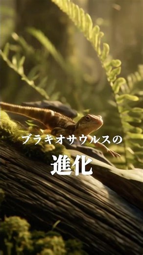 ブラキオサウルスの進化 #進化 #evolution #ブラキオサウルス #dinosaur