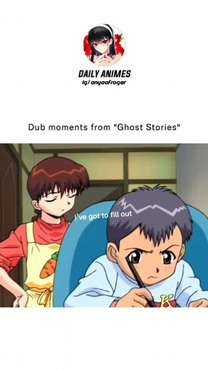 Anyaafroger on Instagram: "Follow for more Anime : Ghost Stories"