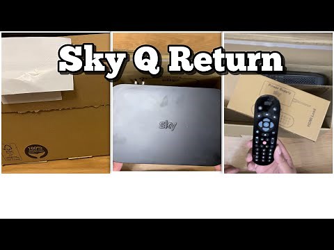 Sky Q return |how to pack sky q box for returned|pack with me|sky q box packing|sky q remote packing