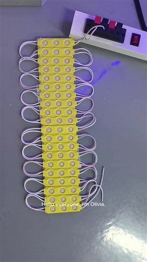 Yellow LED module#LED #LEDmodule #ledstrip #ledmodule #led #ledlights #ledstrips #led