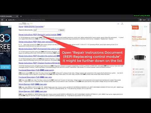How to remove BMW DME / DDE: Vehicle specific information