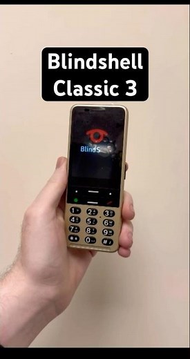 Blindshell Classic 3 has a new startup sound #lowvision #smartphone #accessibility #tech #blind￼