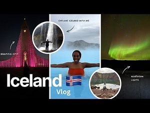 ICELAND TRAVEL VLOG 🇮🇸 | Northern Lights, Blue Lagoon, Waterfalls & Reykjavík