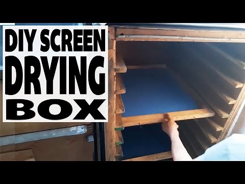 DIY Screen Drying Box for Silkscreen Printing