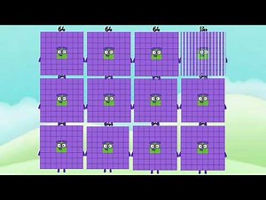 AMAZING NUMBERBLOCKS SQUARE CLUB ADDITION | LEARN TO ADD 12 BIG SQUARE NUMBERS | hello george