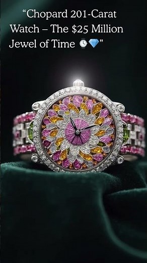 “Chopard 201 Carat Watch – The $25 Million Jewel of Time ⌚💎” Most Luxury Watch #expensivewatches