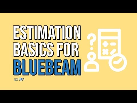 Estimation Basics for Bluebeam | Morning Coffee Revu