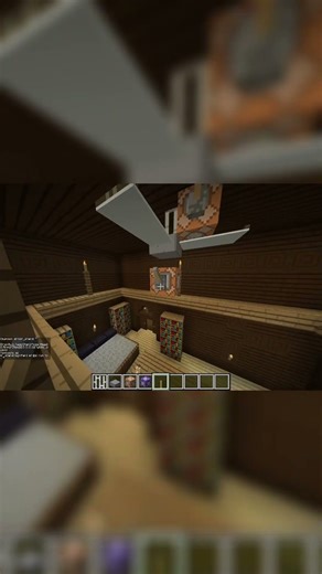 Moving fan #minecraft #building #tutorial