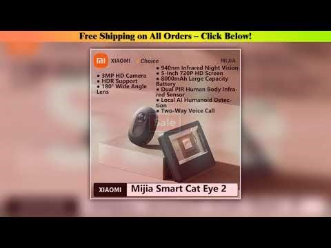 Xiaomi Smart Cat eye 2 WiFi Wireless Camera Video Peephole Doorbell 3MP HD Infrared