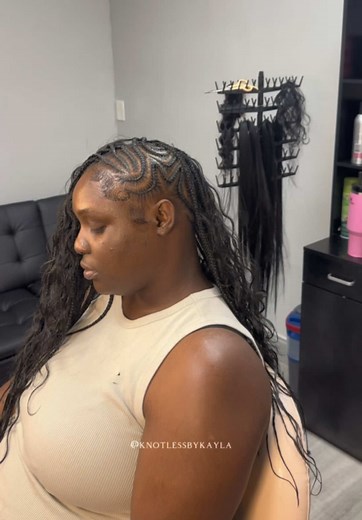 Braided Mohawk with Boho Accent - Oakland Park, FL