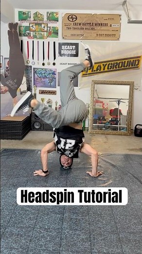 Headspins Tutorial 📚 #breakdance #tutorial #headspin #bboy #dancer #breakdancing #headstand