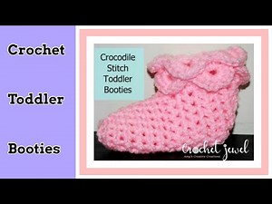 Crochet Crocodile Stitch Baby Booties | DIY Crochet Booties Part 2