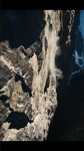 Impossible Fall! Mountain Goat Plummets Down Cliff #Wildlife #Shorts