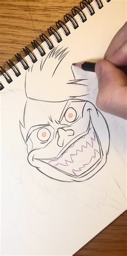 Sketching Mr Hyde from The Pagemaster #sketch #mrhyde #scary #thepagemaster #sketching