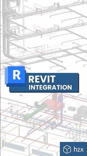 Create pipe and duct Revit models with h2x!