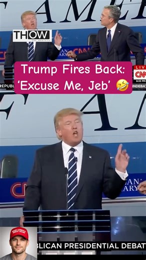 Trump vs Jeb Got Heated FAST 👀💥🤣