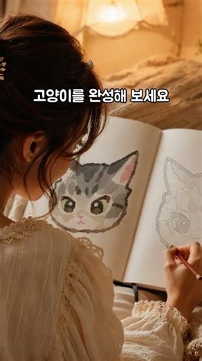 예쁜 도안에 속지 마세요! 확인 안 하면 무조건 후회하는 컬러링북 디테일 2가지 | #고양이 #고양이쇼츠 #고양이영상 #컬러링북 #컬러링북추천 #고양이컬러링북추천