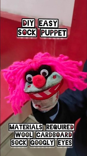 DIY Hand Puppet| Easy Sock Puppet | How to make an easy hand puppet