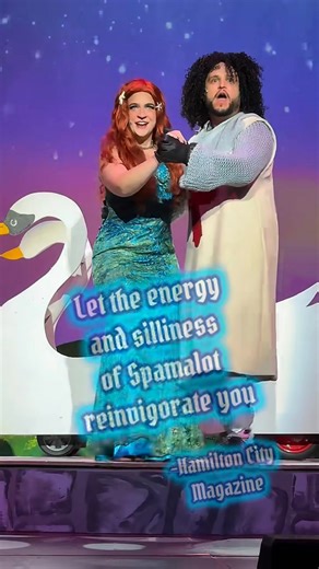 Have you seen Theatre Ancaster’s production of Spamalot yet? Here’s what reviewers are saying! Thanks to Steel City Reviews, Gary Smith at The Hamilton Spectator, and Allison M Jones at Hamilton City Magazine for such thoughtful words - you can read their full pieces on their sites, or the recaps in our stories and highlights 🙌 If you’re looking to take a trip to “the bright side of life”, come escape with us for a fever dream that’s described as “unashamedly hilarious and full of charm”! We’ve