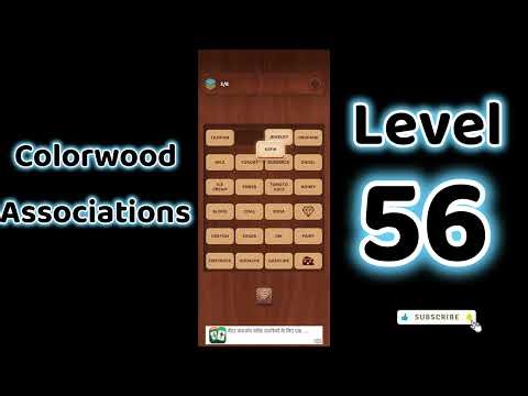 Colorwood Associations Level 56 Answers 🧩✨ | Go Answer