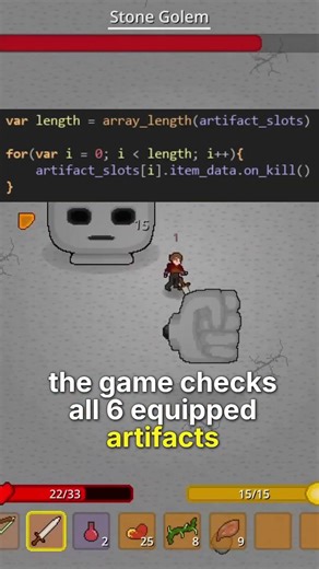 Equipment that completely change how you play #indiedev #tutorial #devlog