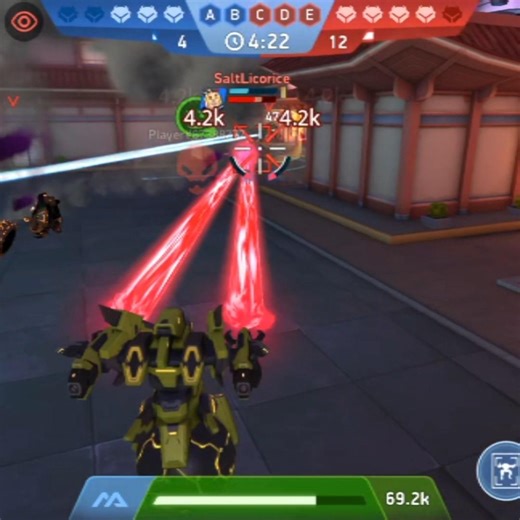 Nomad + beam #gaming #teammech #games #meches