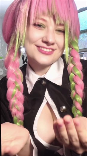 MY WINDOW IS OPEN AND MY NEIGHBORS WERE OUT #mitsurikanroji #fypシ #demonslayer #cosplay #demonslayercosplayer