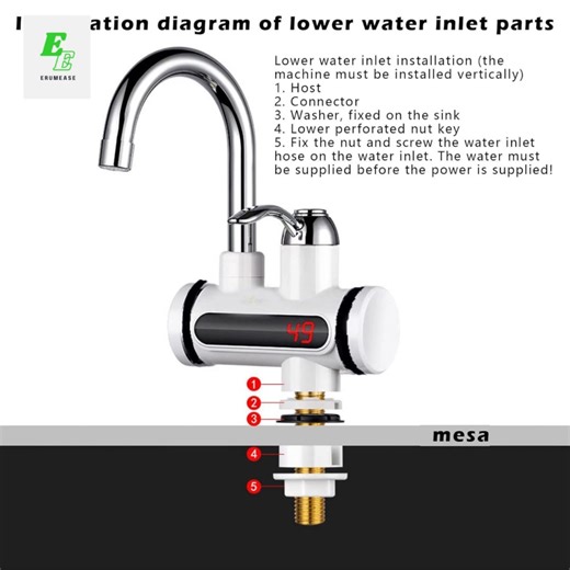 Electric Faucet Water Heater—the ultimate kitchen upgrade. Get instant, hot water in just 3 seconds. Temperature control is right at your fingertips thanks to the integrated digital display! 💧 ✅ Instant Hot Water – Heat water in just 3 seconds! ✅ Energy Efficient – Save up to 40% electricity. ✅ Easy Installation – No tools required, fits most faucets. Shop now 👉https://erumease.com/collections/cozy-winter/products/electric-kitchen-instant-water-heater-tap-instant-hot-water-faucet #instanthotwa
