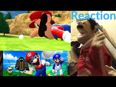 SMG4: Stupid Mario Golf Reaction (Puppet Reaction)
