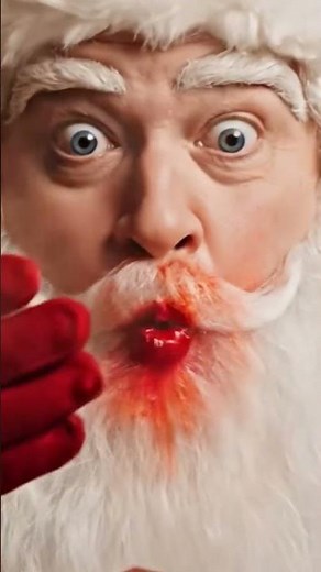 asmr Santa eating spicy jelly 🔥