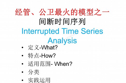 间断时间序列（ITSA）及Stata代码实现！公卫、经管领域新热点方法？10分钟学会间断时间序列的定义、来源、能写论文！