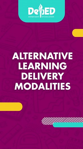 Alamin ang mga Alternative Learning Modalities na makakatutulong sa pagsulong ng edukasyon ngayong SY 2020-2021. #SulongEdukalidad #DepEdPhilippines