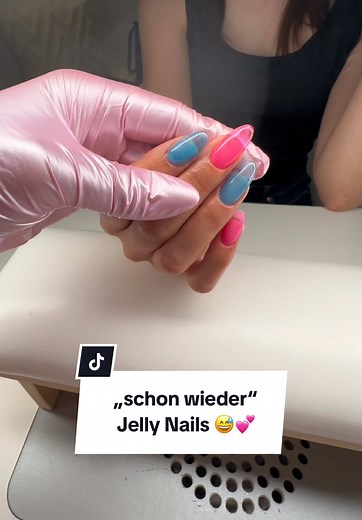 Mal wieder Jelly Nails 😅💕 #nails #nägel #naildesigns #nailinspo #jellynails #nailtalk