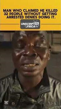 MAN WHO CLAIMED HE KI**ED 32 PEOPLE WITHOUT GETTING ARRESTED DENIES IT.#trending #nigeria #viral