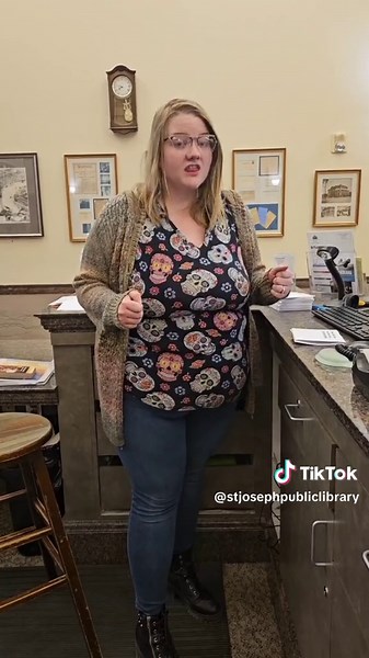 An example of why you should not eat or drink around your library books. Disclaimer: no library materials were harmed in the making of this video. #library #libraryhumor #librarian #shocking #stjosephpubliclibrary #nobodysgonnaknow #howwouldtheyknow #booktok #book #foryoupage