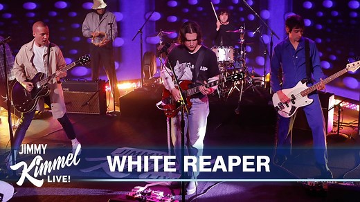 8.7K views · 105 reactions | White Reaper performs the song Might Be Right on Jimmy Kimmel Live. | Jimmy Kimmel Live | Facebook