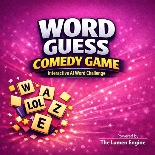 Word Guess AI Game – Funny Interactive Word Challenge Mini‑app | Easy, Medium, Hard Levels - Etsy