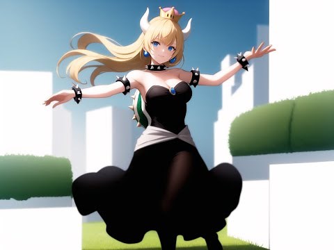 Bowsette - Video by AI