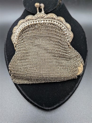 Antique French Victorian Mesh Coin Purse 953 - Etsy