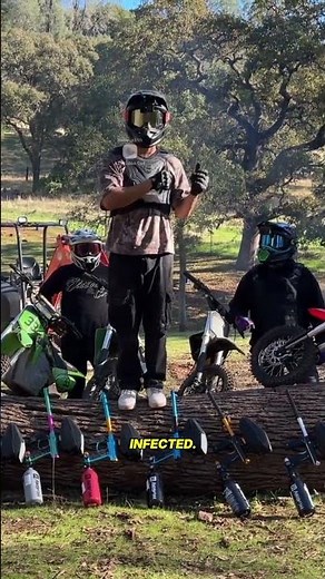 Dive into the thrilling zombie mode of pit bike paintball. Can you survive the infection? #ai