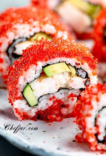 Boston Roll Sushi Recipe - Chefjar