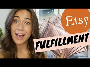 How I Process + Pack + Ship My Etsy Orders 2019