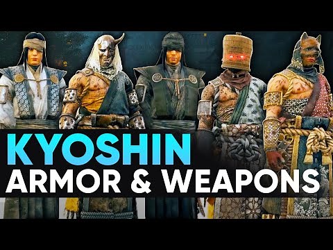 Kyoshin: All Armor And Weapons Showcase / For Honor New Samurai Hero, Customisation and Gear / Y5S2