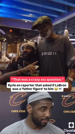 Bleacher Report | Kyrie recreated the viral interview with his pops, Drederick Irving 藍 (Via kyrieirving/twitch) #nba #basketball #nbabasketball #kyrie... | Instagram