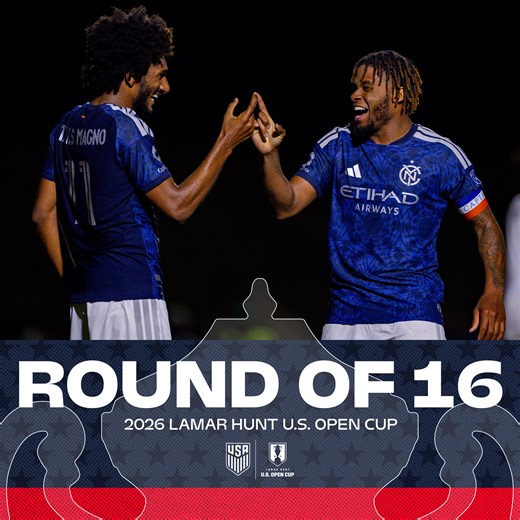 Round of 16 Schedule Set for 2026 Lamar Hunt U.S. Open Cup