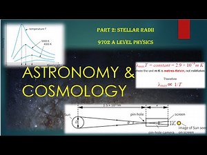 Astronomy & Cosmology Part 2: Stellar radii (A level Physics 9702)