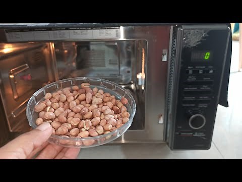 How To Roast Peanuts in Microwave Oven | How To Roast Peanuts with Shell At Home